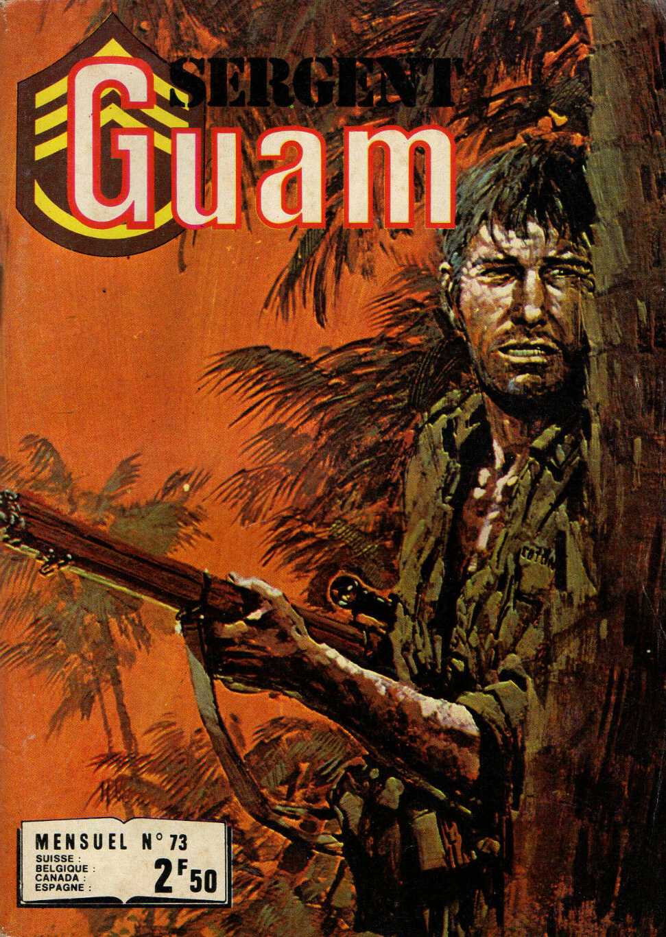 Scan de la Couverture Sergent Guam n 73